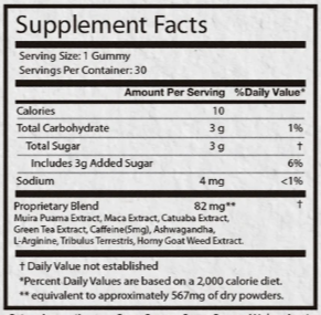 Alpha Honey Supplement Facts