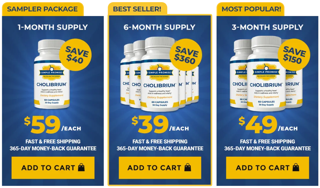 Cholibrium Pricing