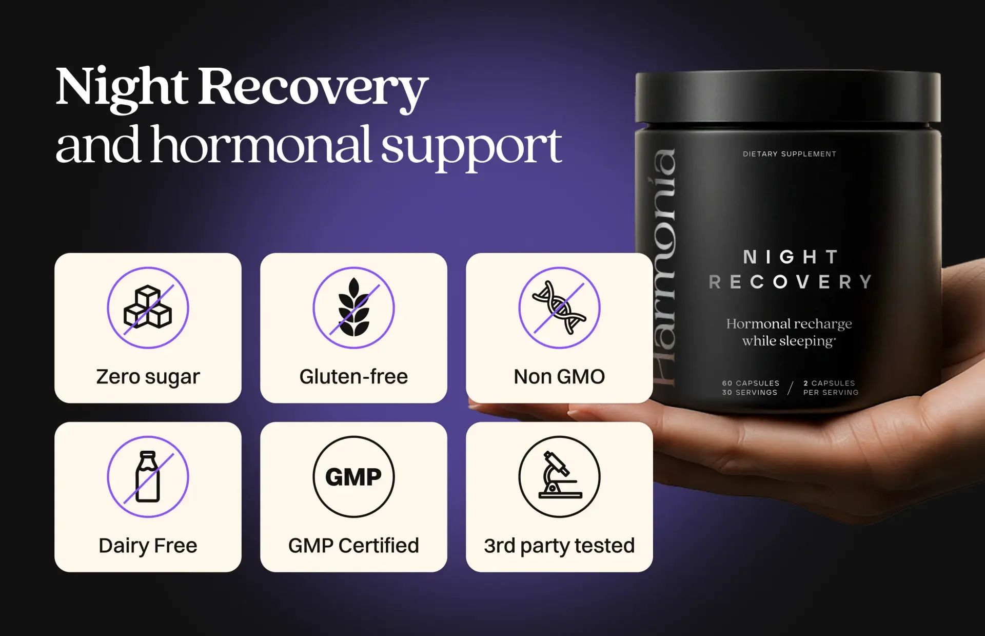 Harmonia Night Recovery Certification