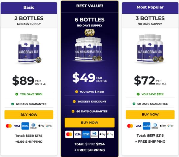 MaroBrain Price