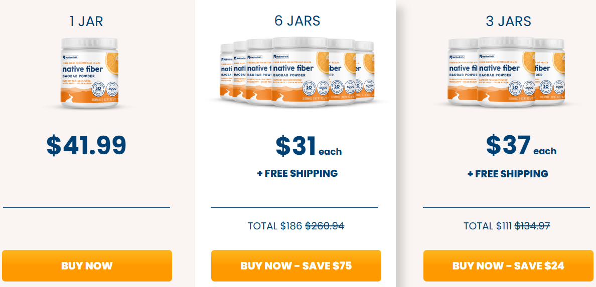 NativePath Native Fiber Pricing