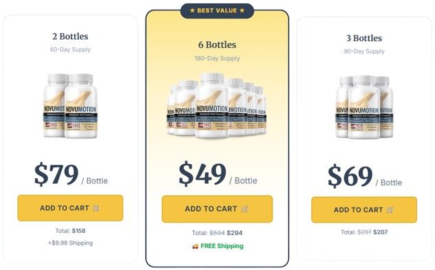 NovuMotion Pricing
