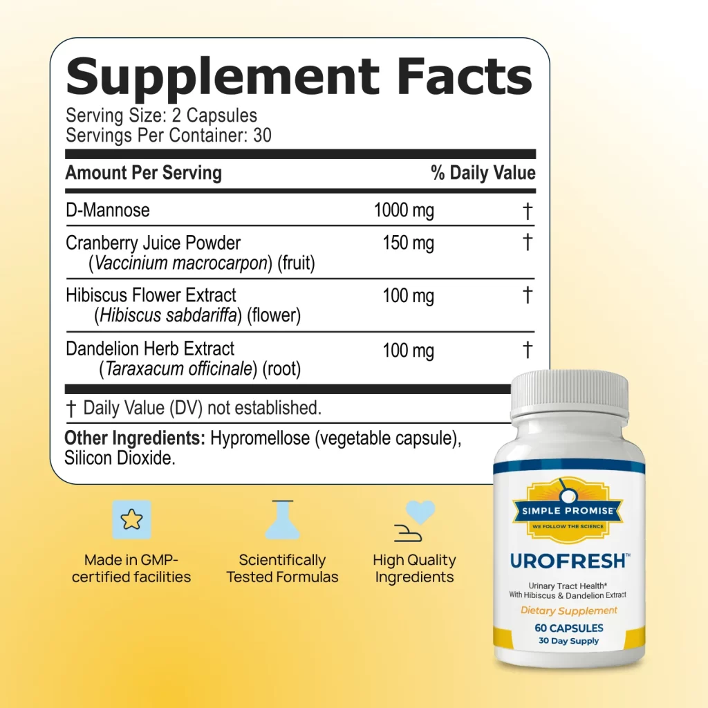 UroFresh Supplement Fact