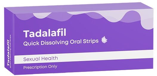 CareBareRX Oral ED Meds - Tadalafil Quick Dissolving Oral Strips